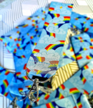 Rainbow and Clouds Wrist Strap