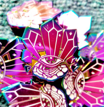 Crystal Eye Pin - Rainbow Metal Enamel Pin