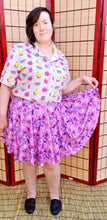 Kitty Cat Skater Skirt with Pockets