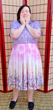Shoujo Lilies Midi Skirt With Pockets