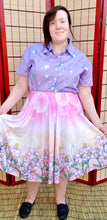 Shoujo Lilies Midi Skirt With Pockets