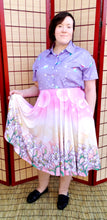 Shoujo Lilies Midi Skirt With Pockets