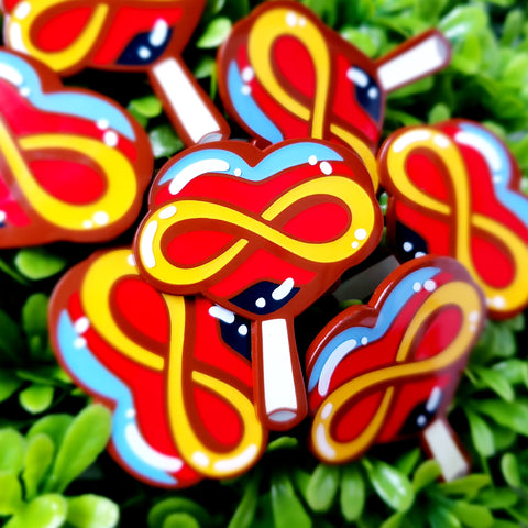 Poly Lolly - Pastry Pride Enamel Pin