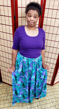 COLLAB: Maya Kern Succulents Maxi Skirt with Pockets