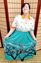 COLLAB: Maya Kern Cherry Tree Maxi Skirt with Pockets