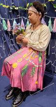 Drying Herbs Midi Skirt With Pockets