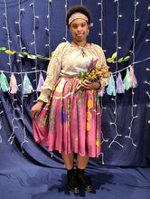 Drying Herbs Midi Skirt With Pockets