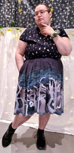 Spooky Forest Midi Skirt with Pockets