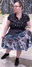 Spooky Forest Midi Skirt with Pockets