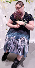 Spooky Forest Midi Skirt with Pockets