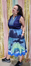 Sea Serpent Midi Skirt with Pockets