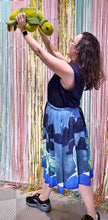 Sea Serpent Midi Skirt with Pockets