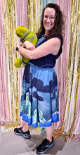 Sea Serpent Midi Skirt with Pockets