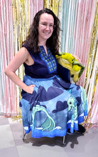 Sea Serpent Midi Skirt with Pockets
