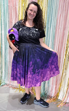 Pixel Goth Midi Skirt With Pockets