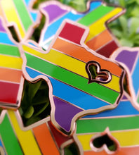 Gay Texas Pride Enamel Pin