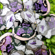Garbage Goth Punk Animal Enamel Pin