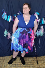 Pixel Nebula Midi Skirt With Pockets