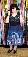 Spooky Forest Midi Skirt with Pockets