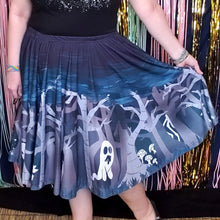 Spooky Forest Midi Skirt with Pockets
