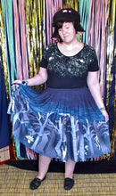 Spooky Forest Midi Skirt with Pockets