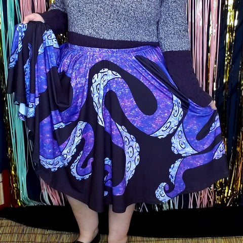 Octomaid Midi Skirt with Pockets