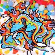 Rainbow Cloud Dragon Vinyl Sticker