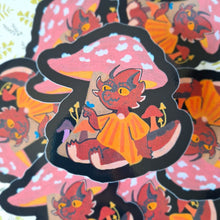 Mushroom Kobold Vinyl Sticker