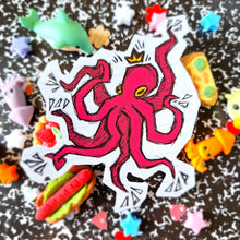 Octopus Doodle Vinyl Sticker
