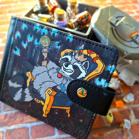 Trash Royalty Raccoon Wallet