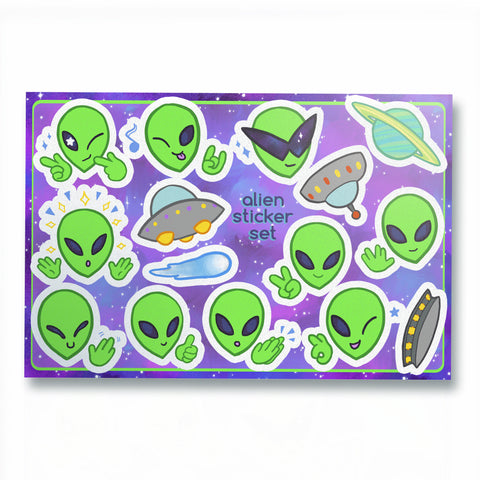 Aliens Sticker Sheet