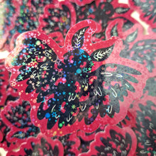 Holographic Mothman Vinyl Sticker