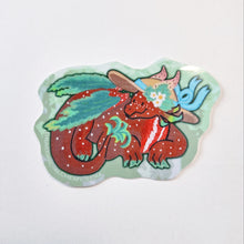 Strawberry Dragon Vinyl Sticker