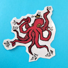 Octopus Doodle Vinyl Sticker