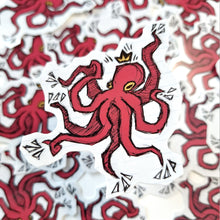 Octopus Doodle Vinyl Sticker