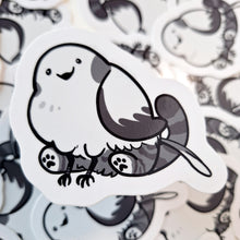 Long-Tailed Tit Gryphon Vinyl Sticker
