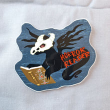 Horror Reader Dragon Vinyl Sticker