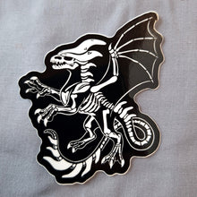 Dragon Skeleton Vinyl Sticker