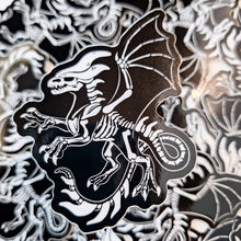 Dragon Skeleton Vinyl Sticker