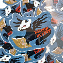 Horror Reader Dragon Vinyl Sticker