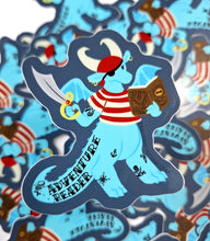 Adventure Reader Dragon Vinyl Sticker