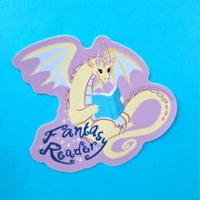 Fantasy Reader Dragon Vinyl Sticker