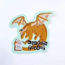 Mystery Reader Dragon Vinyl Sticker