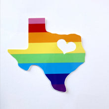 Texas Rainbow Vinyl Sticker