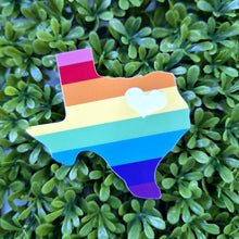 Texas Rainbow Vinyl Sticker