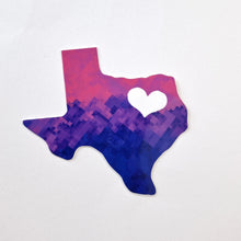 Texas Twilight Vinyl Sticker