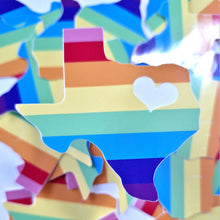 Texas Rainbow Vinyl Sticker