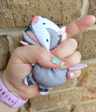 Opossum Plush Squishy Keychain