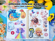 Dinosaur Skulls Reusable Sticker Book