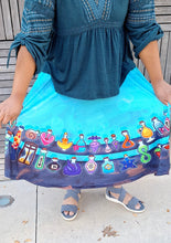 Potion Rack Midi Skirt With Pockets